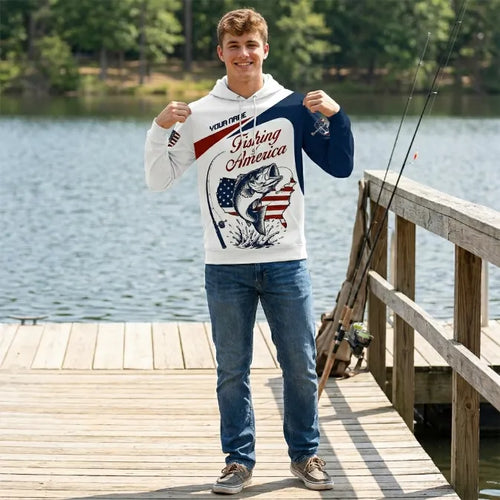 Personalized Fishing Of America Hoodie