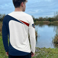 Personalized Fishing Of America Polo Long Sleeve Shirt