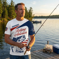 Personalized Fishing Of America T-Shirt