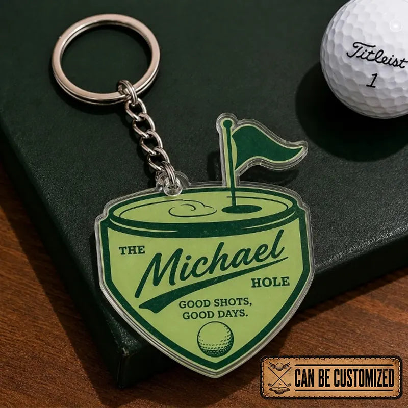Personalized Golf Acrylic Keychain 2026