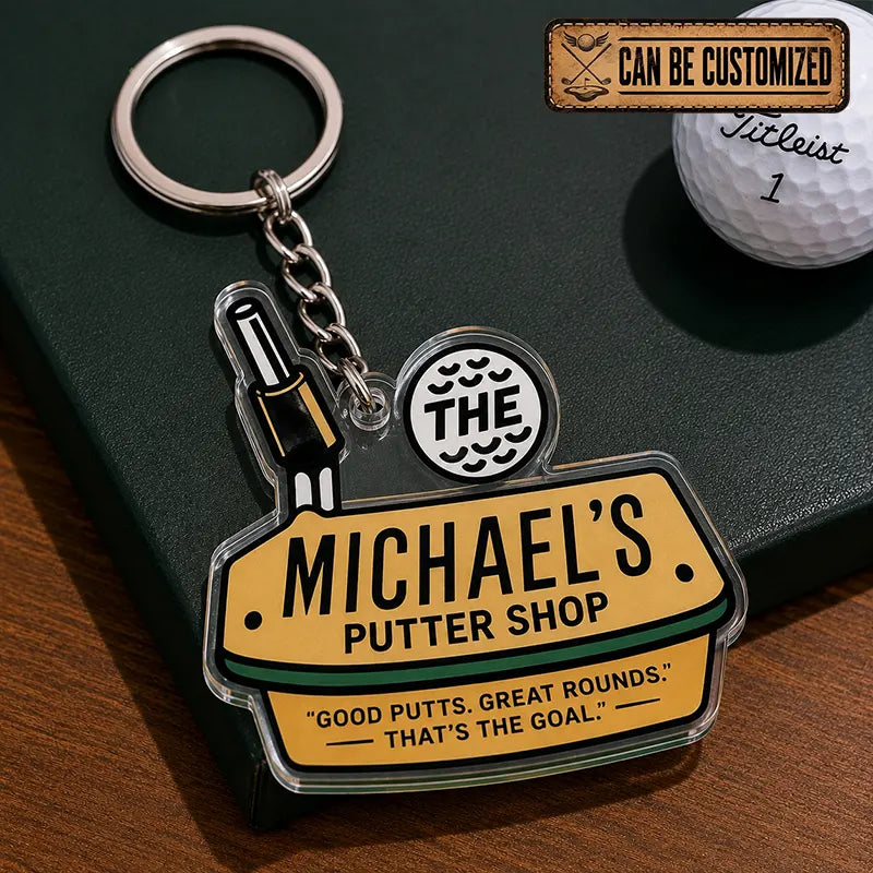 Personalized Golf Acrylic Keychain 2026