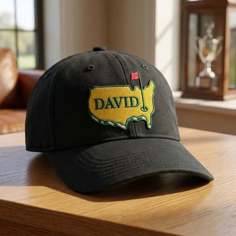 Personalized Golf USA Map Embroidered Cap 2026