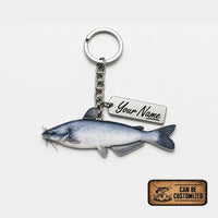 Personalized Hyper-Realistic Freshwater Fish Acrylic Keychain