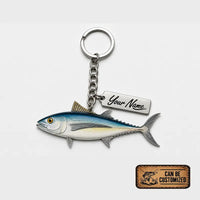 Personalized Hyper-Realistic Freshwater Fish Acrylic Keychain