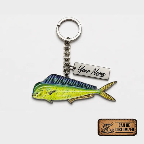 Personalized Hyper-Realistic Freshwater Fish Acrylic Keychain