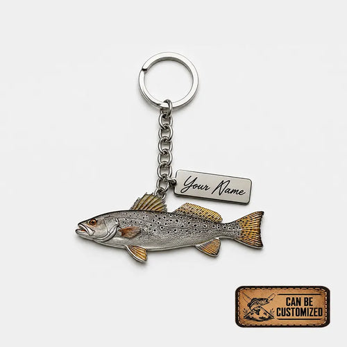 Personalized Hyper-Realistic Freshwater Fish Acrylic Keychain