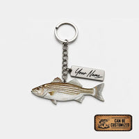 Personalized Hyper-Realistic Freshwater Fish Acrylic Keychain