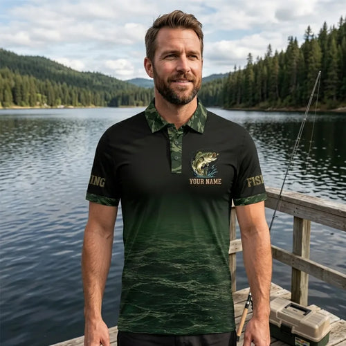 Personalized I'd Rather Be Fishing Polo Shirt