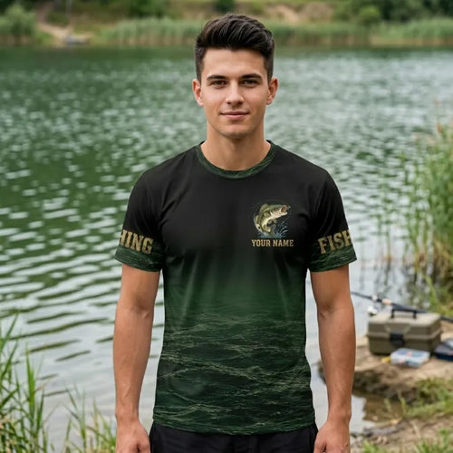 Personalized I'd Rather Be Fishing T-Shirt