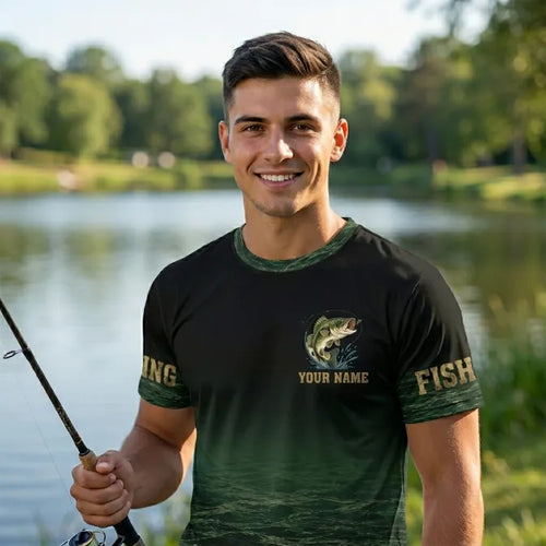 Personalized I'd Rather Be Fishing T-Shirt