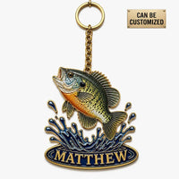Personalized Jumping Fish Acrylic Keychain