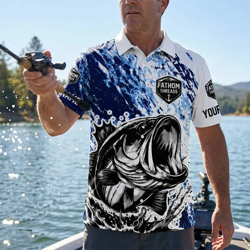 Personalized Keep Calm And Go Fishing Bass Fish Hawaiian Shirt