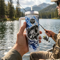 Personalized Keep Calm And Go Fishing Bass Fish Tumbler