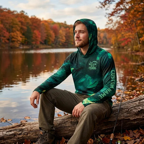 Personalized Keep Calm And Go Fishing Hoodie