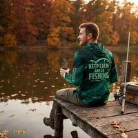 Personalized Keep Calm And Go Fishing Hoodie