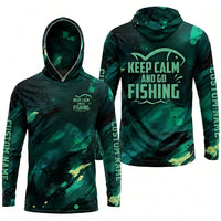 Personalized Keep Calm And Go Fishing Hoodie