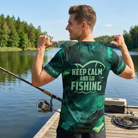 Personalized Keep Calm And Go Fishing T-Shirt