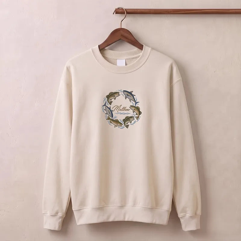 Personalized Marine Life Fishing Sweater 2026