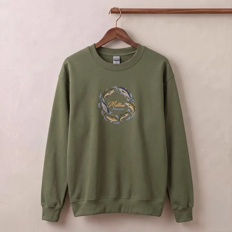 Personalized Marine Life Fishing Sweater 2026