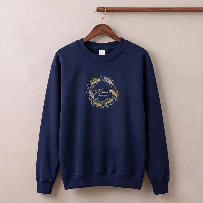 Personalized Marine Life Fishing Sweater 2026