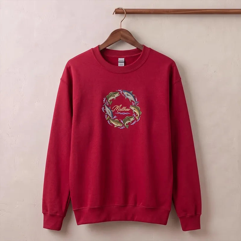 Personalized Marine Life Fishing Sweater 2026