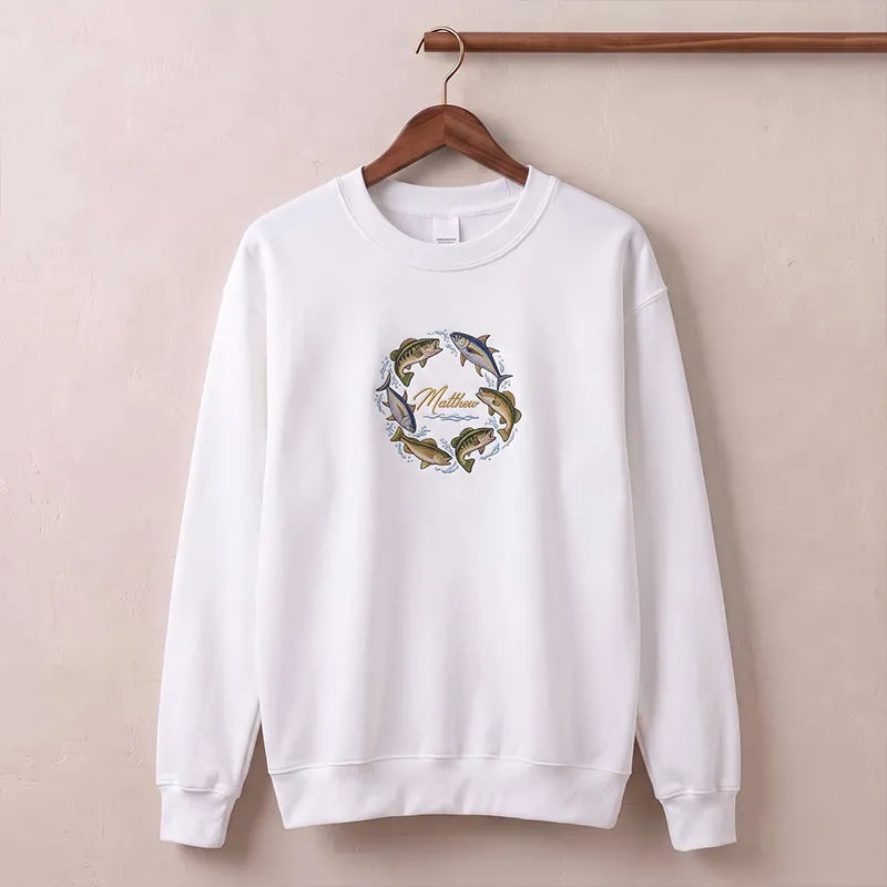Personalized Marine Life Fishing Sweater 2026