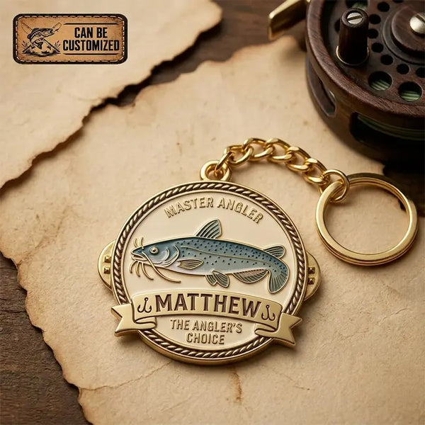 Personalized Master Angler Acrylic Keychain 2026
