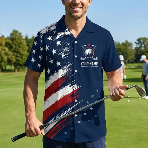 Personalized My Drinking Team Has A Golfing Problem Hawaiian Shirt