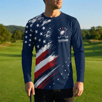 Personalized My Drinking Team Has A Golfing Problem Long Sleeve Shirt