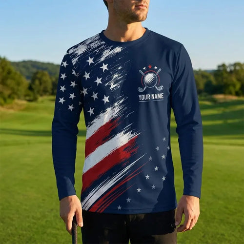 Personalized My Drinking Team Has A Golfing Problem Long Sleeve Shirt