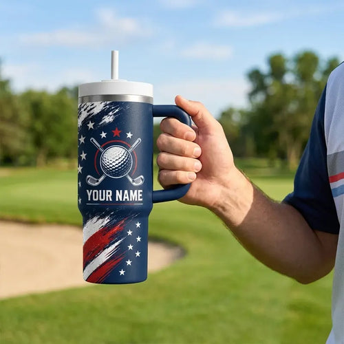 Personalized My Drinking Team Has A Golfing Problem Tumbler