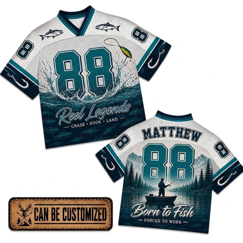 Personalized Reel Legends Fishing Jersey