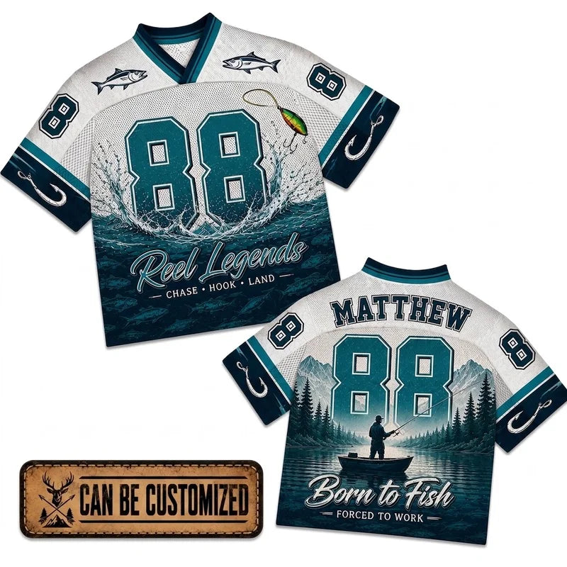 Personalized Reel Legends Fishing Jersey