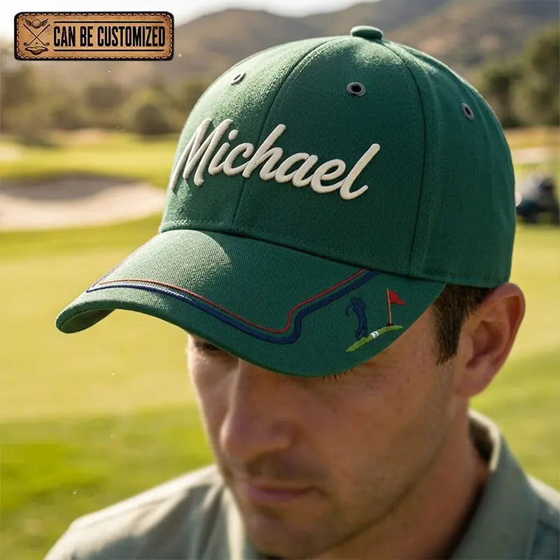 Personalized The Perfect Swing Embroidered Cap 2026