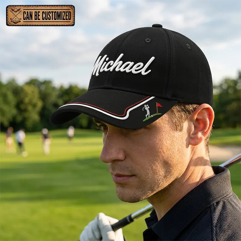 Personalized The Perfect Swing Embroidered Cap 2026