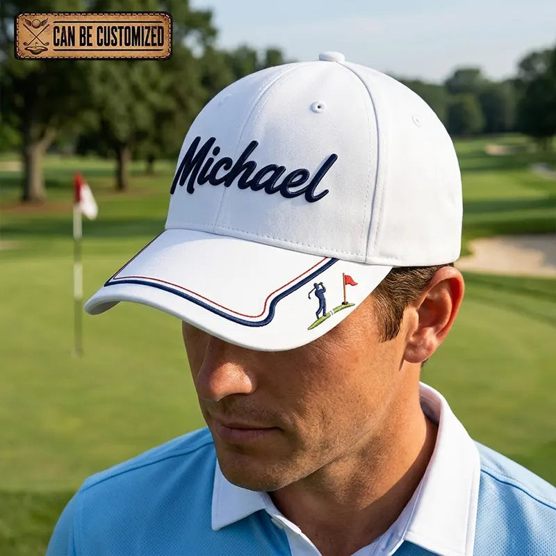 Personalized The Perfect Swing Embroidered Cap 2026