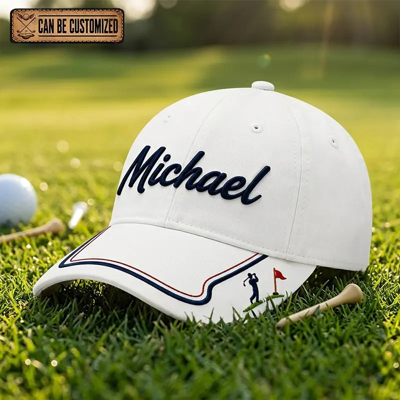 Personalized The Perfect Swing Embroidered Cap 2026