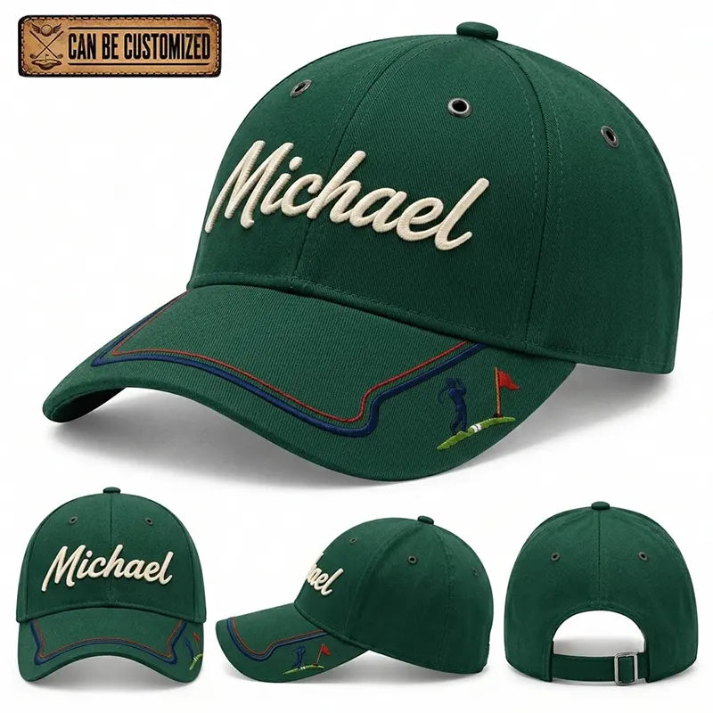 Personalized The Perfect Swing Embroidered Cap 2026