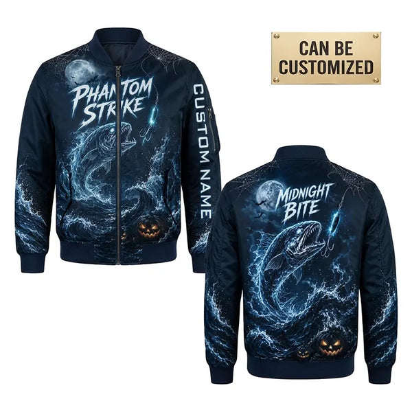 Phantom Strike Midnight Bite Halloween Bomber Jacket 2026