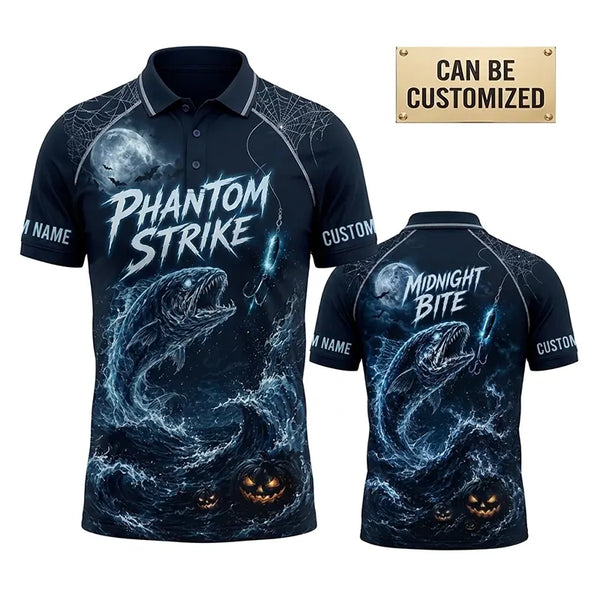 Phantom Strike Midnight Bite Halloween Polo Shirt