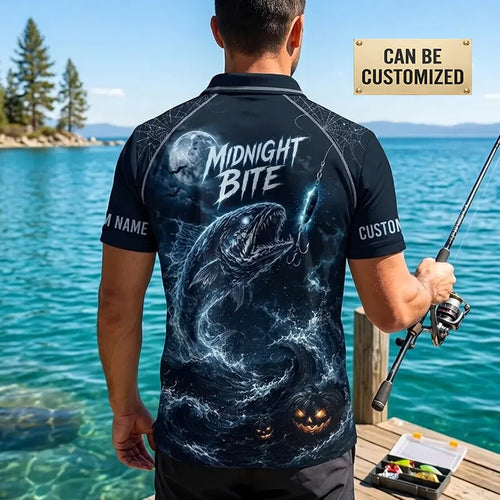 Phantom Strike Midnight Bite Halloween Polo Shirt