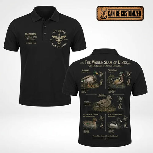 The World Slam of Ducks Waterfowl Hunting Polo Shirt