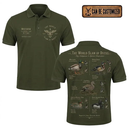 The World Slam of Ducks Waterfowl Hunting Polo Shirt