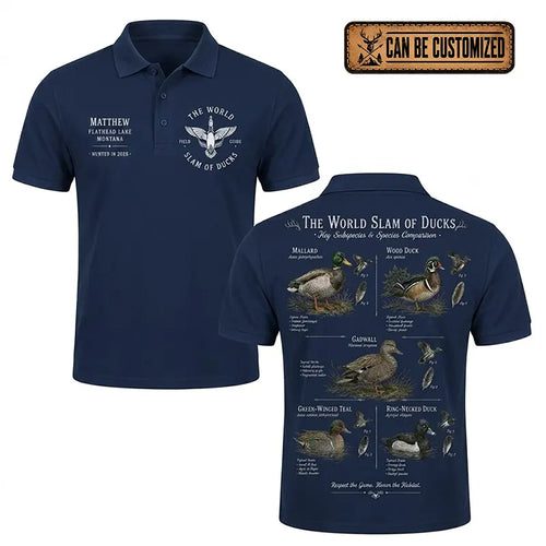 The World Slam of Ducks Waterfowl Hunting Polo Shirt