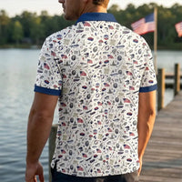 Freedom & Fishing USA 250 Polo Shirt