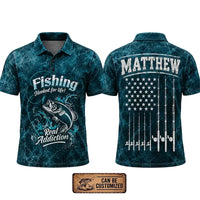 Personalized Hooked for Life Fishing Polo Shirt