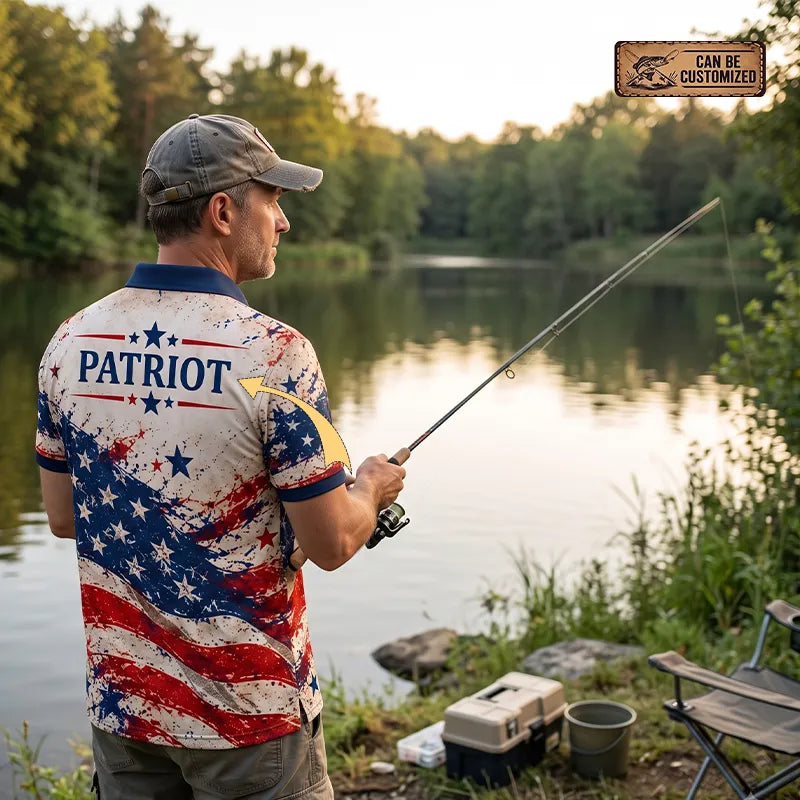 Personalized America 250 Years Of Freedom American Flag Polo Shirt