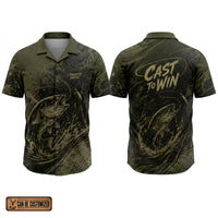 Predator Instinct Cast To Win Fishing Hawaiian Shirt