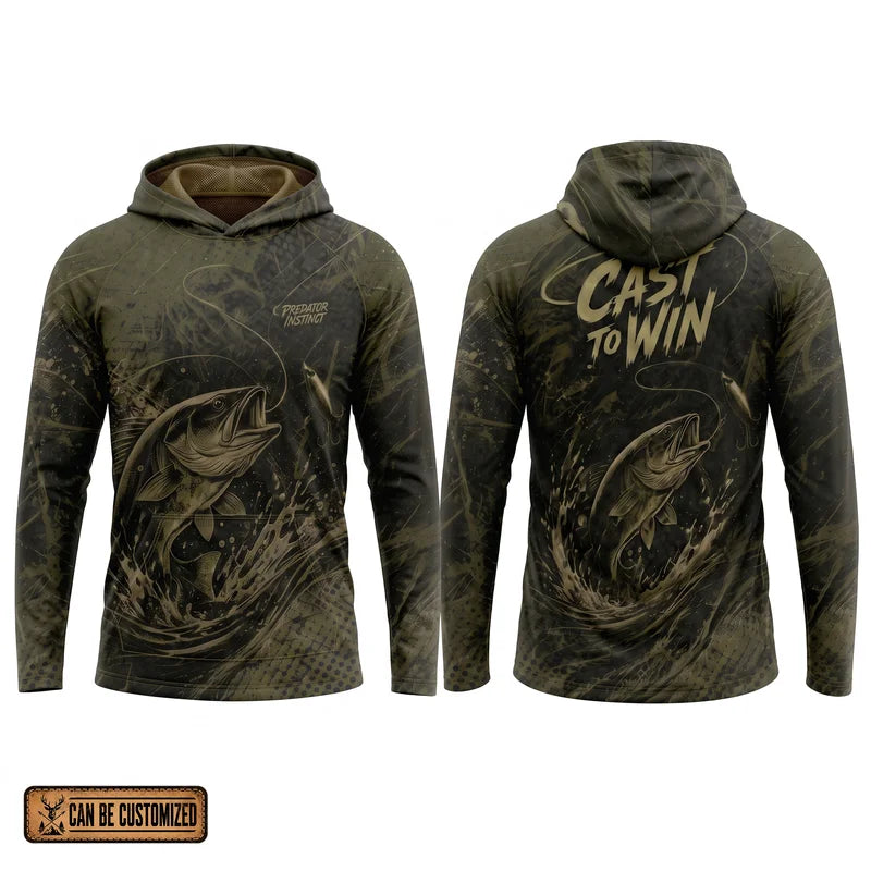 Predator Instinct Cast To Win Fishing Hoodie