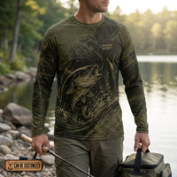 Predator Instinct Cast To Win Fishing Long Sleeve Shirt